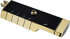 Душовий гарнітур REA ROB BRUSHED GOLD матове золото з термостатом та виливом, фото 5