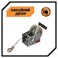 Лебедка рычажная барабанная стальной трос 900 кг INTERTOOL GT1455 TSH