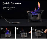 Спиртівка + щепочниця + казанок 1300мл Boundless Voyage з титану, фото 9