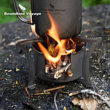 Спиртівка + щепочниця + казанок 1300мл Boundless Voyage з титану, фото 10