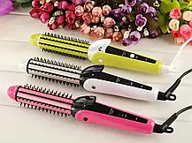 Багатофункціональна випрямляч для волосся Nova 3 в 1 Hair Care Stylers, Плойка-стайлер, фото 5