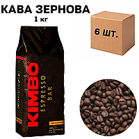 Ящик Кави в зернах Kimbo Espresso Bar Top Flavour, 1 кг (у ящику 6 шт)