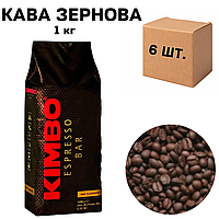 Ящик Кофе в зернах Kimbo Espresso Bar Top Flavour, 1 кг (в ящике 6 шт)