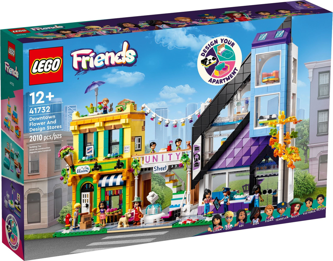 Lego Friends Квіткові та дизайнерські магазини в центрі міста 41732