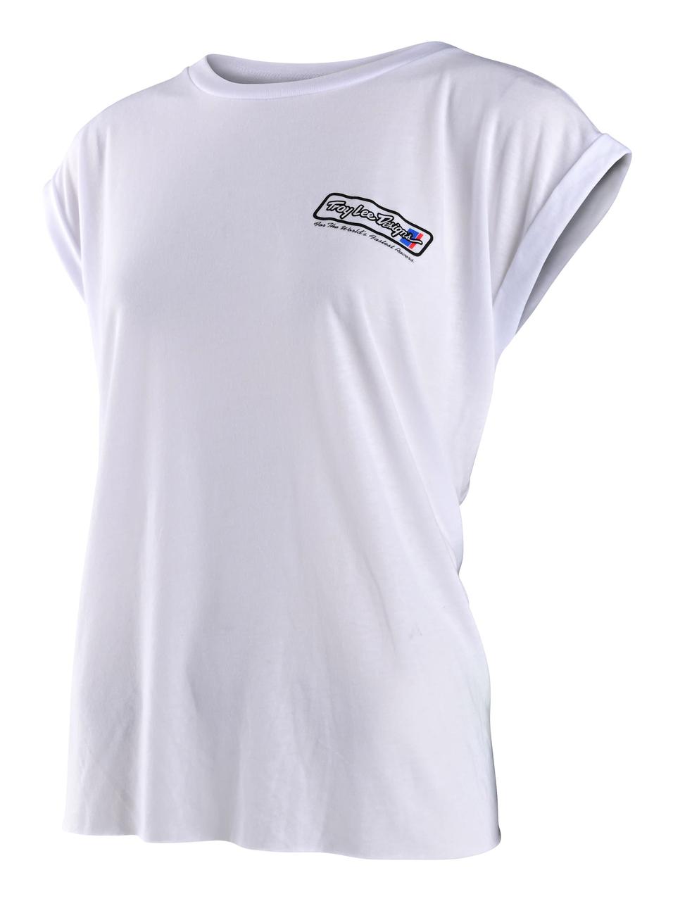 Футболка TLD WOMENS GO FASTER SS TEE; WHITE