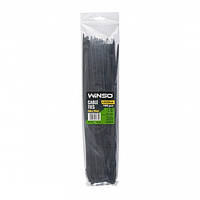Хомуты пластиковые Winso 4.8x350мм черные 100 шт 248350