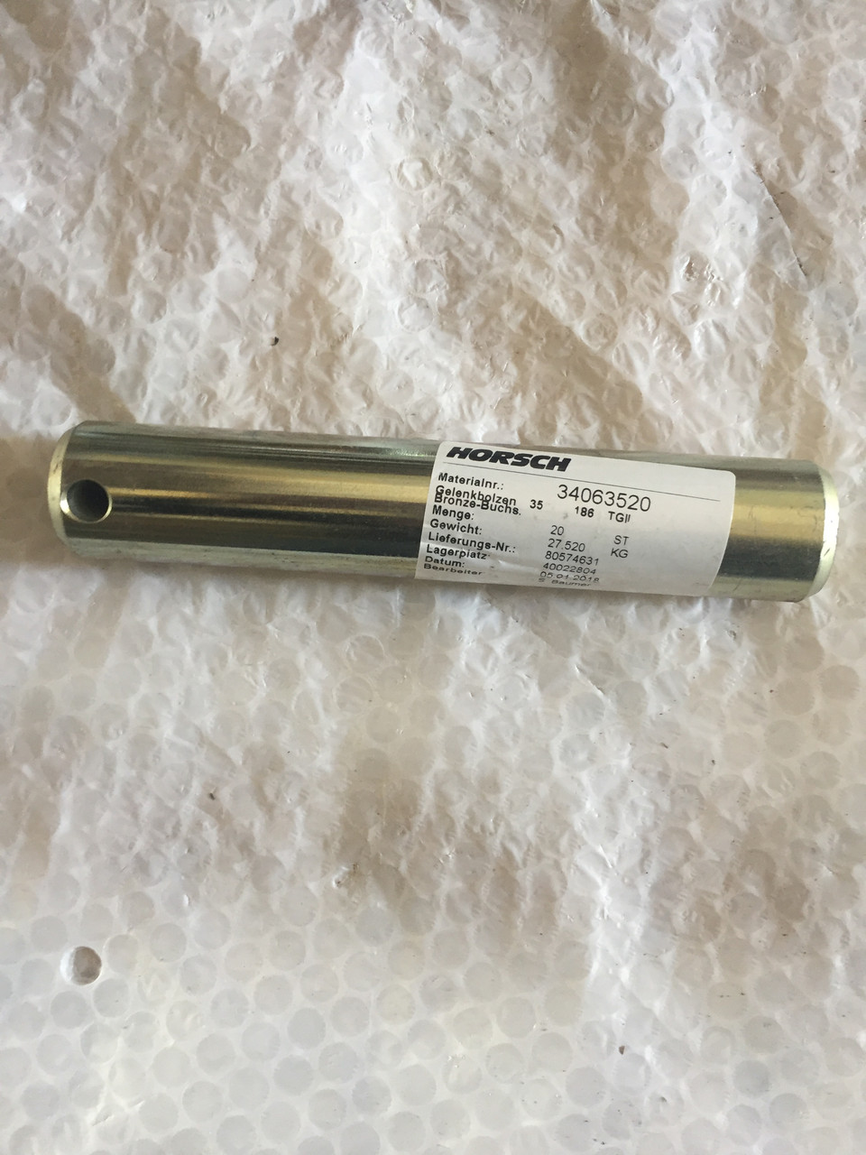 Палець Horsch 35-186 TGII 34063520 / 34063515, фото 1