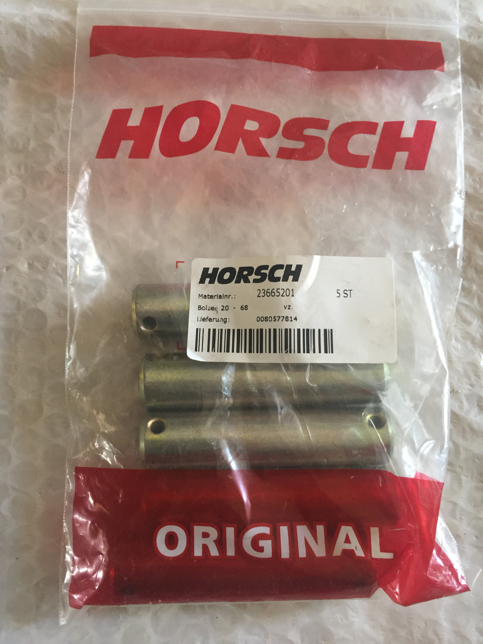 Палець Ø 20 x 85 Horsch 23665201, фото 1