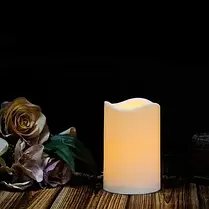 Свічка світлодіодна plastic swinging candle Led 12 шт. колір білий 10 см, Свічка-світильник, фото 5