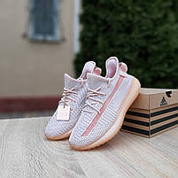 Бігові кросівки жіночі ніжно рожеві Adidas Yeezy Boost 350. Літні жіночі кросівки Адідас Ізі Буст 350, фото 6