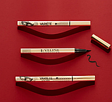Водостійка підводка-фломастер для очей Eveline Cosmetics 24h Ultra Black Waterproof Variete Eyeliner, фото 3