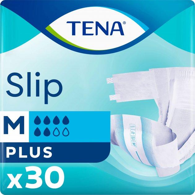 Підгузки для дорослих Tena Slip Plus Medium 6 крапель 73-122 см. (30 шт.)