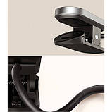 Настільна лампа з кліпсою Baseus Comfort Reading Mini Clip Lamp DGRAD-0G Dark Gray 3-24 години сенсорна, фото 7