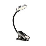 Настільна лампа з кліпсою Baseus Comfort Reading Mini Clip Lamp DGRAD-0G Dark Gray 3-24 години сенсорна, фото 8