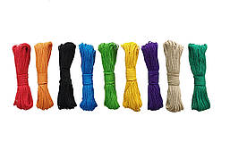 Шнур плетений ПП кольоровий 6мм (Салатовий 20м)