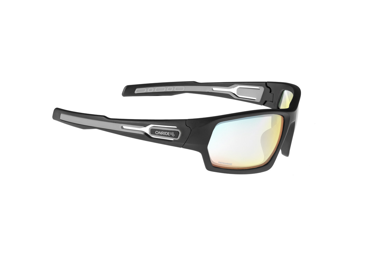 Окуляри ONRIDE Point 20 матові чорні з лінзами Photochromic Revo Red (78-17%)