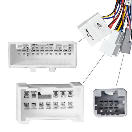 Адаптер штатного підсилювача FEELDO Lada XRAY 2015+ (6826) фішка, фото 2