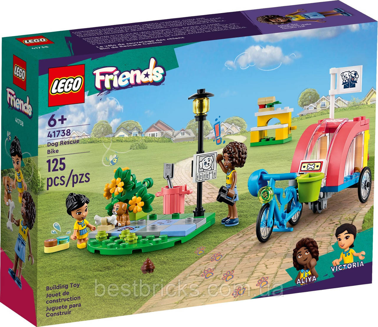 Lego Friends Велосипед для порятунку собак 41738