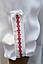 Чоловіча вишиванка / тканина - онікс білий / червоно-чорна вишивка Ромби., фото 4