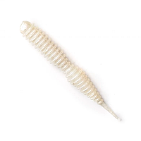 Съедобная силиконовая приманка для рыбалки Fanatik Dagger 4" col. 025 съедобный червь для щуки, судака, сома