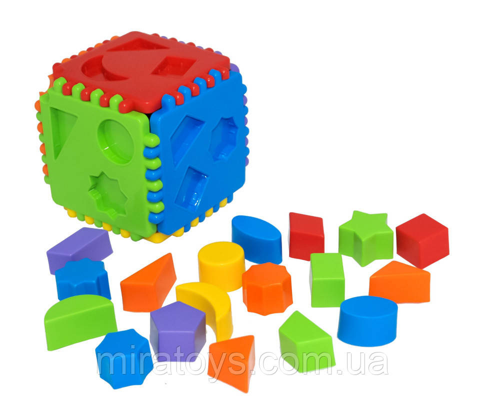 Іграшка-сортер "Educational cube" Tigres 39781 24 елементи