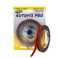 AUTOFIX PRO - 9мм x 5м - автомобильная двусторонняя клейкая лента (скотч)