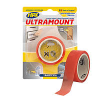 ULTRA MOUNT - 19мм x 2м - ультра-тонкая прозрачная монтажная лента (скотч) для незаметных соединений