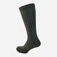 Шкарпетки чоловічі зимові махрові трекінгові високі Лео 511 40-42 Олива