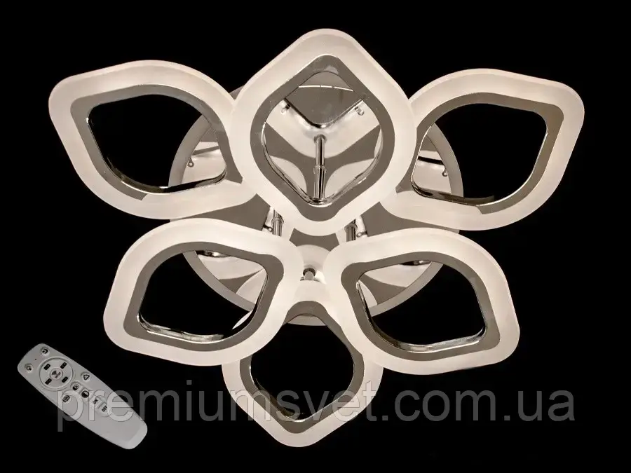 Люстра світлодіодна стельова AS8073/3+3 HR LED 3color dimmer, фото 1