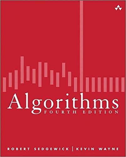 Algorithms (4th Edition) Robert Sedgewick, Kevin Wayne