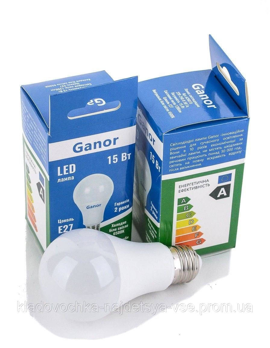 Лампочка LED "Ganor" (E27) 6500k 15W