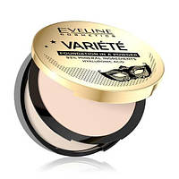 Мінеральна компактна пудра для обличчя Eveline Cosmetics Variate Mineral Ingredients Powder тон No10 Ivory, 8 г