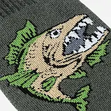 Шкарпетки чоловічі зимові махрові трекінгові Лео Fish Махра 40-45 Олива, фото 6