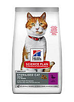 Сухой корм Hill's Science Plan Young Adult Sterilised Cat для стерилизованных кошек с уткой 10 кг