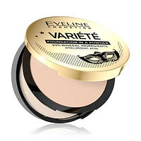 Минеральная компактная пудра для лица Eveline Cosmetics Variete Mineral Ingredients Powder тон № 11 Light
