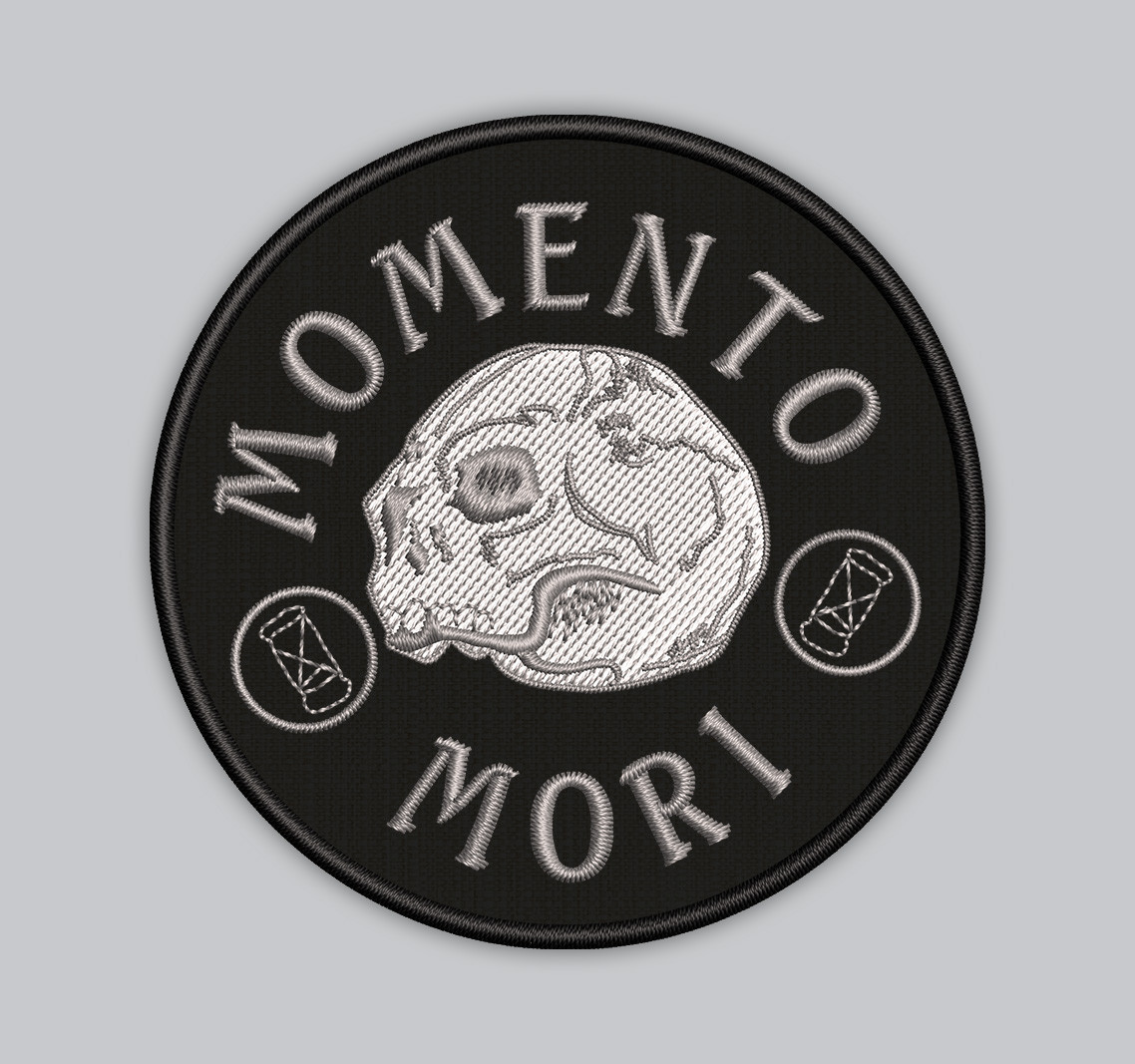 Шеврон Memento Mori Мементо Морі 8см