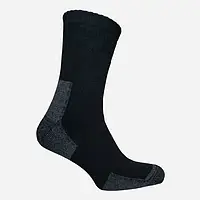Шкарпетки чоловічі зимові махрові високі Лео Тепло Карпат 5050 44-45 Чорний/Сірий