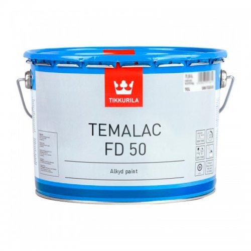 Tikkurila Temalac FD 50 - напівглянсова алкідна протикорозійна фарба для металу (База TVL), 2,7 л