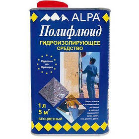 Гідроізоляційна рідина Поліфлюід Alpa 1л