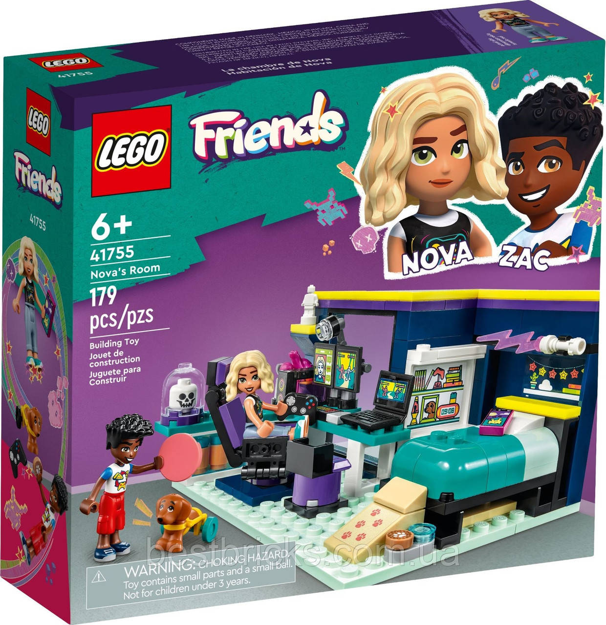 Lego Friends Кімната Нови 41755, фото 1