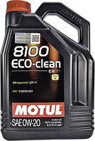 Motul 8100 Eco-Clean 0W-20 5л (868151/108862) Синтетична моторна олива