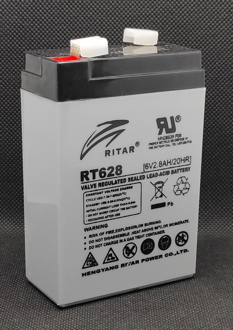 Акумуляторна батарея Ritar RT628 6v 2.8 Ah