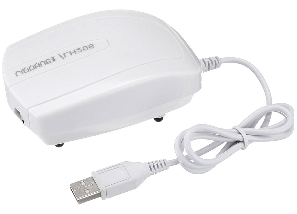 Компресор Linnhue LH206 USB, двоканальний. Мінікомпресор, який має тип під'єднання USB до 300 л