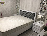 Ліжко " Модерн " з масиву вільхи від виробника ( з дерева)
