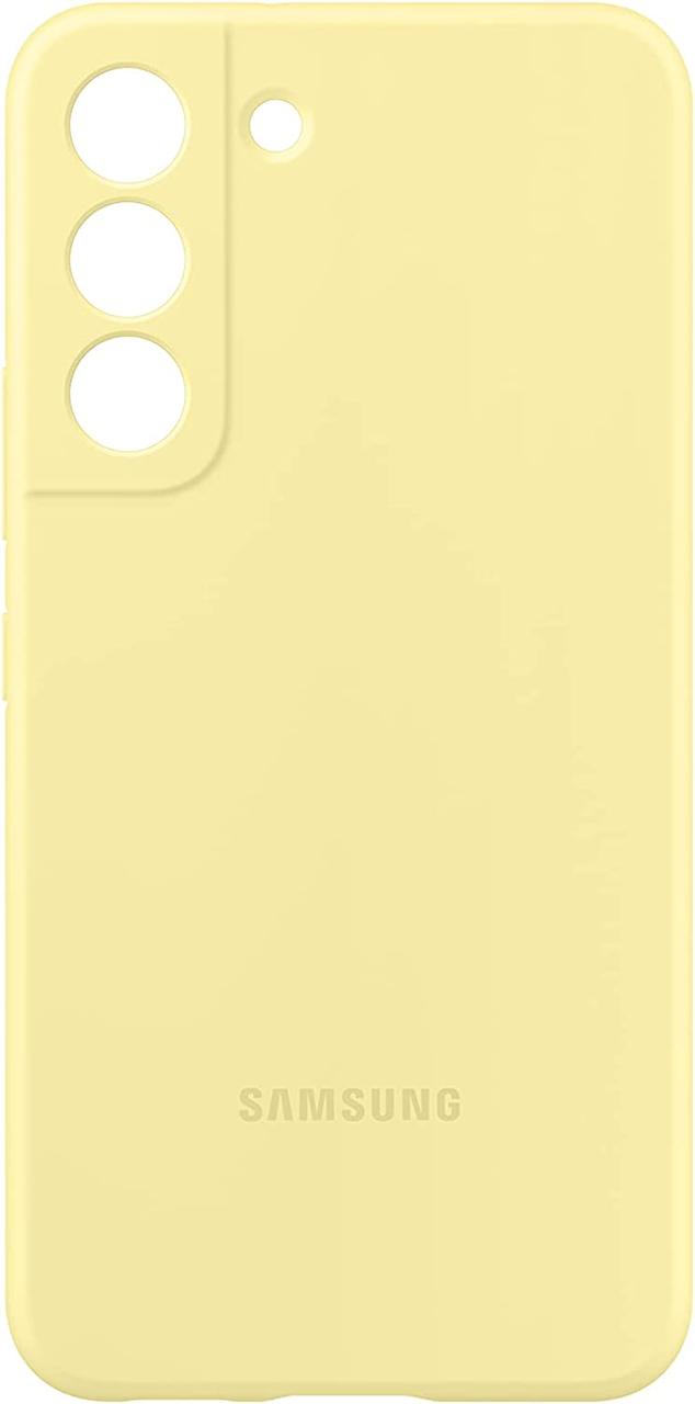 Оригінальний чохол Samsung Silicone Cover Butter Yellow для Samsung S22 SM-S901