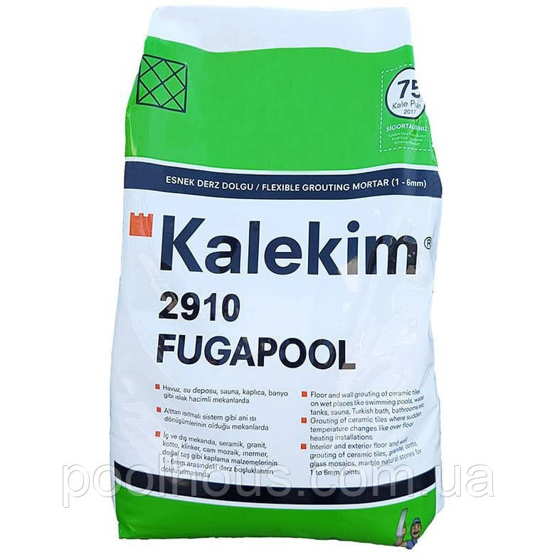 Kalekim Влагостойкая затирка для швов Kalekim Fugapool 2910 (5 кг) Бассейн голубой - фото 1 - id-p1747133971