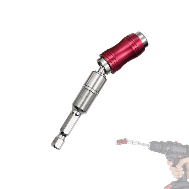 Тримач біт магнітний 1/4" 90мм із шарніром кутовий, шестигранний, фото 1