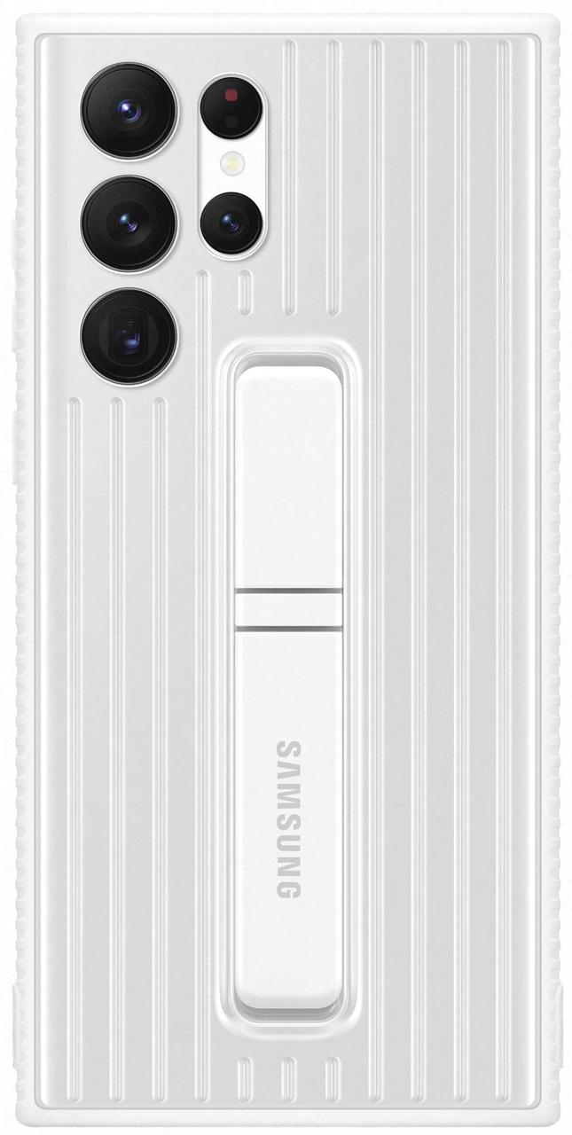 Оригінальний чохол Samsung Protective Standing Cover White для Galaxy S22 Ultra S908