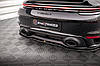 Дифузор Porsche 911 992 Turbo S (2019+) тюнінг спідниця обвіс елерон, фото 2