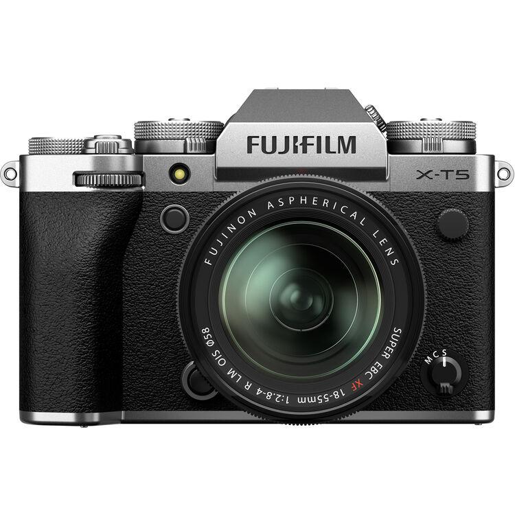 Камера FUJIFILM X-T5 Mirrorless Camera with 18-55mm Lens (Silver) (16783111)